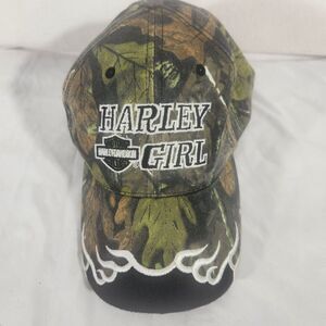 Harley Davidson Harley Girl One Size Fits All Camouflage Baseball Hat